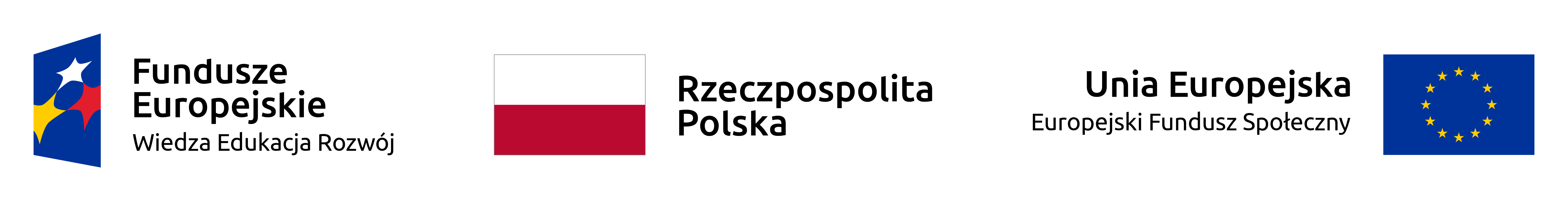 logo projektu PO WER na 2019 rok złożone z logo unii europejskiej, funduszy europejskich oraz barw Rzeczypospolitej Polskiej